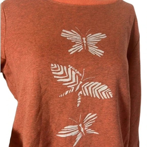 Habitat Escape NWT women M & XL sweater,pullover,oversized,cozy,butterflies EC - Picture 7 of 13